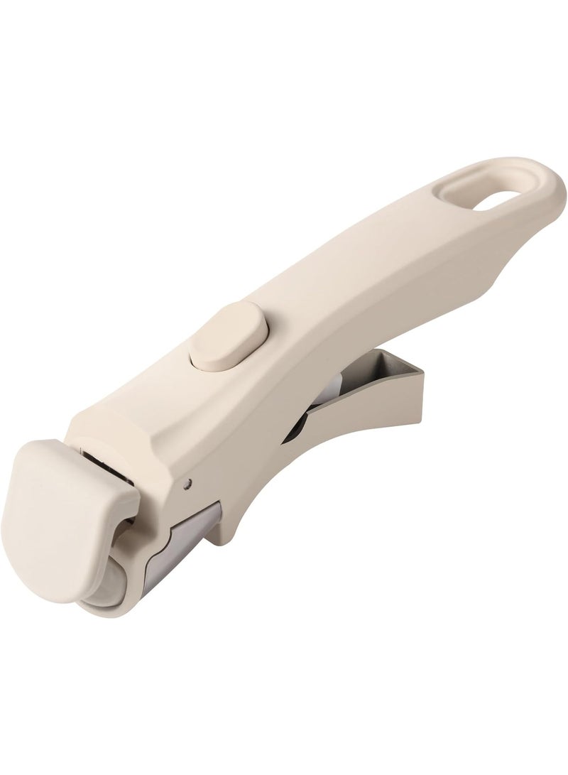 فورثكان مقبض قابل للإزالة للأواني والمقالي - بديل مقبض مقلاة عالمي - بلاستيك مقاوم للحرارة، فولاذ مقاوم للصدأ، سيليكون - أبيض كريمي - Image 1